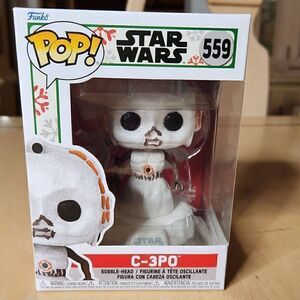 Funko Pop Star Wars C-3PO snowman bobblehead #559